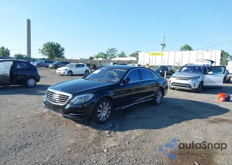 2015 Mercedes-Benz S 550 4Matic из США, поврежденный, VIN WDDUG8FB3FA137236